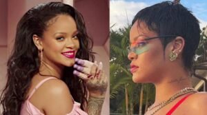 Rihanna soars temperature as she rocks red-hot tinny outfit while cooling down in pool