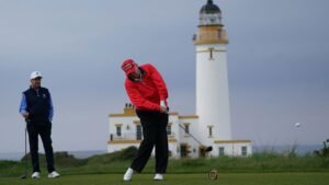 Trump visits Scotland golf resorts while advancing US-UK trade deal